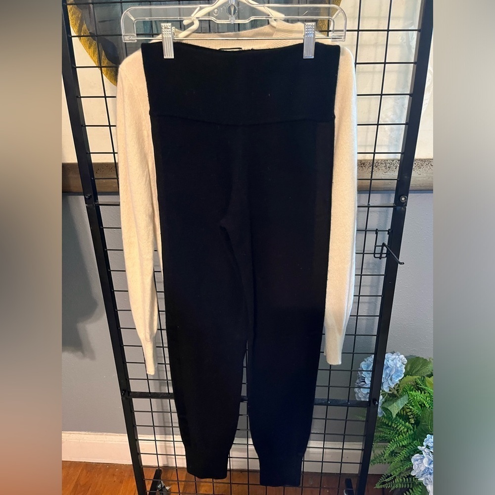 Black Ralph Lauren mostly cashmere joggers